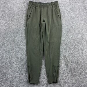 Nobull Performance Joggers Pants Mens Small Olive Green Stretch Athletic Golf